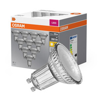 10x LED Leuchtmittel GU10 4.3W = 50W 350lm 2700K Warm 36° OSRAM