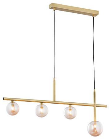 NEPTUN Hängende Deckenleuchte 4xG9 LED Kronleuchter Modern Gold Jupiter