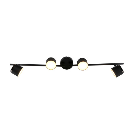 LED-Streifenlampe Decken- und Wandleuchte 16,8W KUBIK 4 Schwarz 3000 K GOLDLUX (Polux)