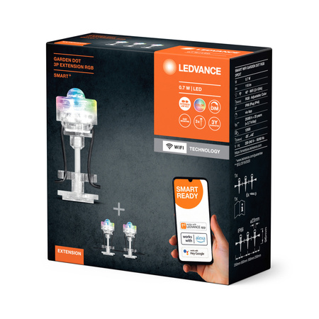 Dekorative LED-Lichtpunkte RGB SMART+ WiFi GARDEN 3 Dot LEDVANCE - Erweiterung