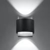 Wandleuchte IMPACT G9 Up-Down Modern Schwarz SOLLUX