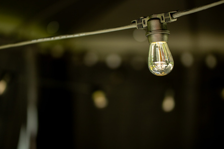 Lichterkette für den Außenbereich Gartengirlande 20 m 20 xE27 LED 1,3 W