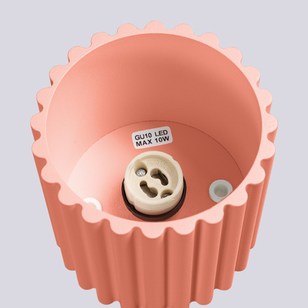 Aufputz GU10 Aluminium Pfirsich Aura Deep Space SL.1824 Sollux