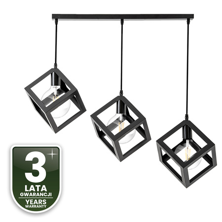 TALUS Decke Pendelleuchte Geometrischer Pendelwürfel für LED 3x E27 LUMILED