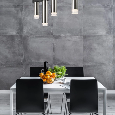 DIEGO Deckenleuchte 4xE27 Schwarz Chrom LM-4.124/A Lamkur