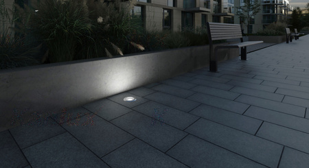 Bodenaufbauleuchte XARD DL-40 E27 IP67 dicht Traglast 2 Tonnen Kanlux