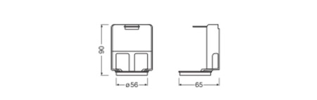 Richtungsweisender Deflektorschirm für 2000lm HQL Ledvance LED-Lampen