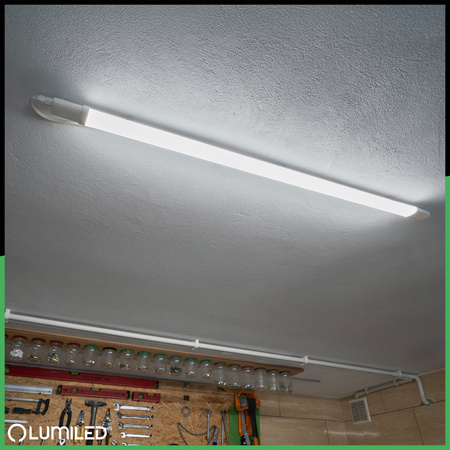 Wasserdichte LED Werkstattleuchte 120cm Garagenleuchte 36W 4000K Wasserdicht RAY LUMILED