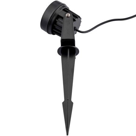 3x Solar-LED-Lampe, Solar Gartenleuchten IP65 3000K Schwarz RAGUS LUMILED