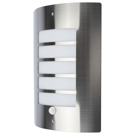 Gartenwandleuchte für den Außenbereich E27 mit Bewegungs- und Dämmerungssensor