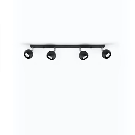 OCULARE Deckenleuchte 4xGU10 Reflektor Halogen Leuchte Moving 80cm Schwarz SOLLUX