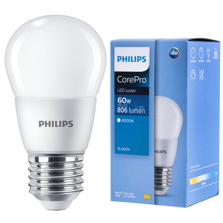 E27 LED Lampen 7W = 60W 806lm 4000K neutral PHILIPS