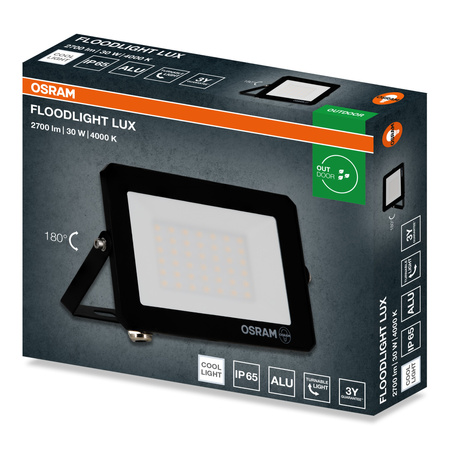 LED-Strahler Halogen-Außenstrahler 30W 4000K 2700lm IP65 FLOODLIGHT LUX OSRAM
