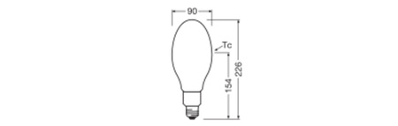 LED-Lampe E27 21.6W = 80W 4000lm 4000K Neutral 360° IP65 HQL Ledvance