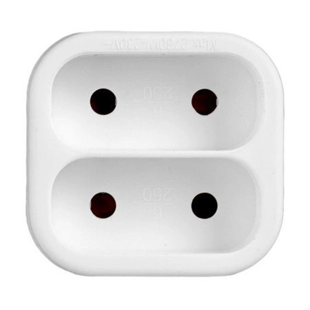 Netzverteiler Double 2x Euro 2P Thief 2 Steckdosen VAYOX