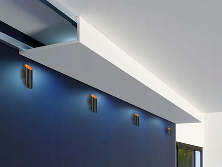 Spot G9 Schwarz Gold Larona Masterled Wall Reflektor Wandleuchte