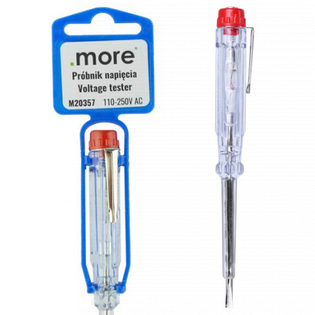 Spannungsprüfer Strommessgerät für Kabel und Steckdosen 14cm PN-01 .MORE