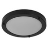 Plafond Badezimmer-Deckenleuchte E27 Schwarz IP44 31cm Badezimmer-Deckenleuchte Ledvance