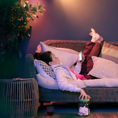 LED-Fassadenwandleuchte Resonate 8W IP44 CCT RGB PHILIPS HUE