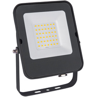 LED-Flutlicht 30W 2400lm 6500K IP65 Schwarz KOBI Premium MHN