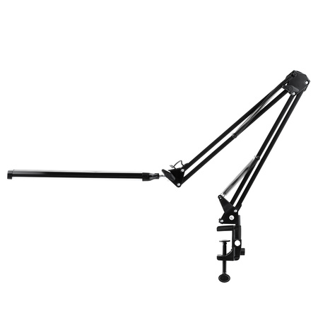 Schreibtischlampe LED 12W, Zeichentisch-Schreibtischlampe CCT USB Dimmbar Schwarz COSMI LUMILED