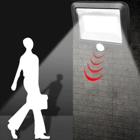 Solar-LED Fluter 5W 5500-6000K Kalt IP54 Masterled Bewegungssensor