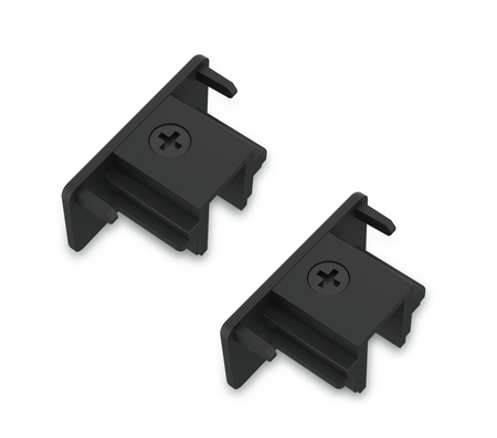 Lichtschienenkappe für LED-Lichtschiene Schwarz EasyLink Philips 2 Stk.