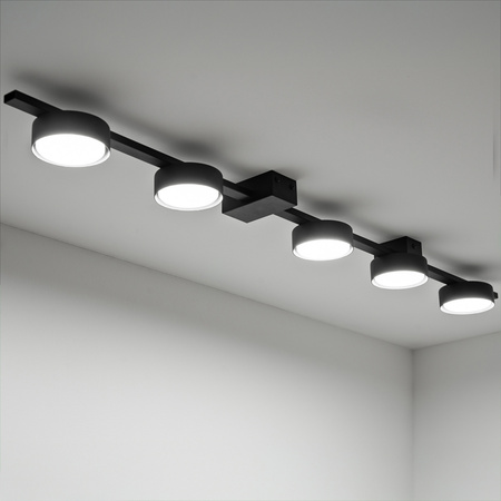 OVILO Deckenleuchte LED-Halogen-Leuchte 5x GX53 Spot Wandleuchte Reflektor LUMILED