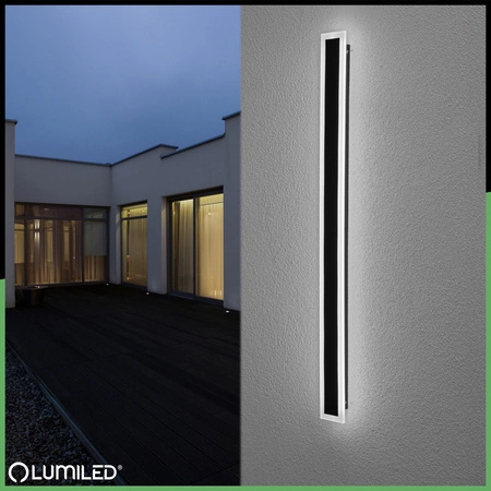 LED-Anbauleuchte OLIO Wandleuchte 30W 4000K 100cm IP65 LUMILED