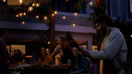 Outdoor-Garten-Girlande 7m IP65 10LED RGB SMART Smart Bluetooth ZigBee Weiß und Farbe Ambiente Festavia Philips HUE