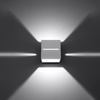 Wandleuchte LOBO G9 Cube Up-Down Modern Weiß SOLLUX