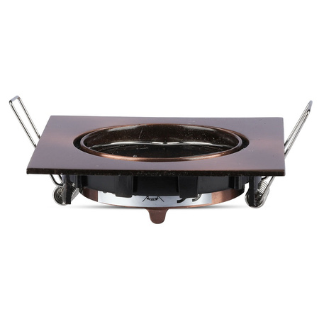 Deckenleuchte Unterputz GU10 quadratisch braun VT-779 V-TAC