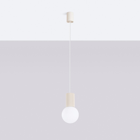 Hängelampe Hängend G9 Rund Beige Modern Matt Halo Sollux