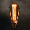 LED Lampen ST64 E27 4W 200lm 1800K Warm Glühfaden Amber KANLUX