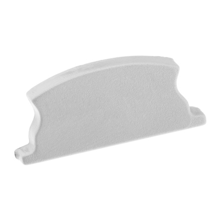 Endkappe für Profil A KM24K-S Kunststoff, Grau LUMILED