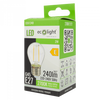 LED Birne Ball P45 E27 2W 240lm 2700K Warm FILAMENT Ecolight