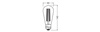 Dekorative LED-Lampe ST64 Edison E27 11W = 42W 500lm 1800K Warm 320° Smoke Filament Dimmbar Vintage 1906 Osram