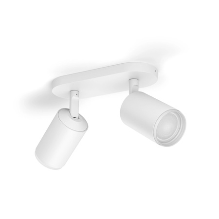 Philips HUE Weiß und Farbe Ambiance Fugato Lampe 2x4.2W Bluetooth Zigbee