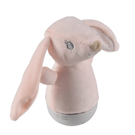 Dekorative LED-Batterieleuchte Weiß Rosa Sanico Kaninchen Goldlux