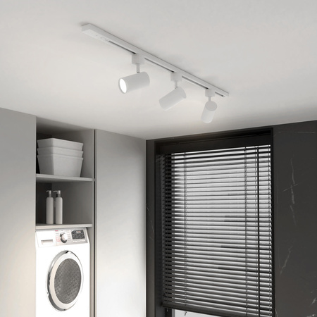 Hängebus-Lichtkit 1m + 3x LED GU10 Einphasig Weiß EasyLink Zilo Philips