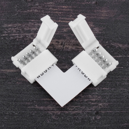 Winkelstecker für LED-Streifen 5PIN 12mm Rastung