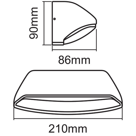 Wandleuchte Fassadenleuchte Außenleuchte 12W 530lm 3000K weiß Endura Style Wide LEDVANCE