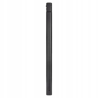 Lichtmast 1m Verlängerung zum Laternenmast Rundmast Schwarz