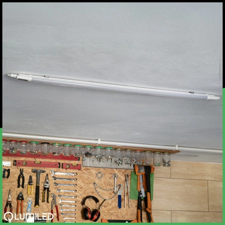 Wasserdichte LED Werkstattleuchte 120cm Garagenleuchte 36W 4000K Wasserdicht RAY LUMILED