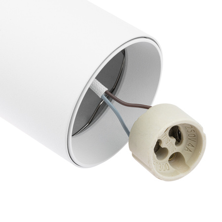 1m Stromschiene + 2x Schienenstrahler GU10 Weiß SAGI LUMILED