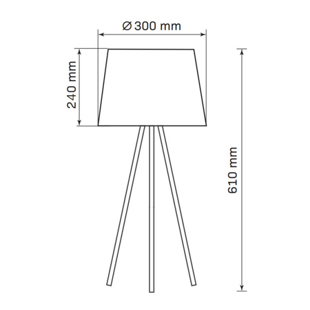 Dekorative Tischlampe E27 Weiß Gold ELENA Sanico Goldlux