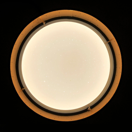 Plafond LED-Deckenleuchte 18W 1850lm 4000K Neutral 120° Weiß Gold Grau Toulouse Sanico Goldlux