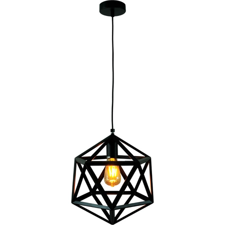 GEOMETRIC IL MIO DENMARK 1xE27 Schwarze Deckenleuchte - GOLDLUX (Polux)