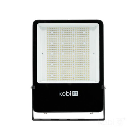 LED-Außenstrahler Garten 300W 45200lm 5000K Neutral 60° Dimmbar IP65 IK08 Schwarz US Kobi