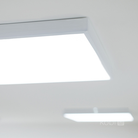 Aufbaurahmen 63mm für LED-Panel 60x60cm Klik Weiß Kobi